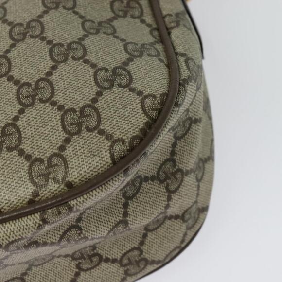 GUCCI GG Supreme Web Sherry Line Shoulder Bag Pvc Beige 89 02 032 - Picture 13 of 16